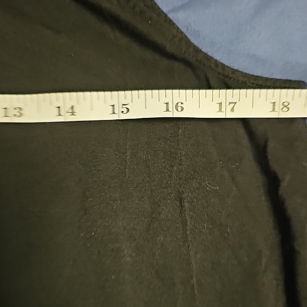 Daniel Rainn Black Top with Teal Embellishments - Picture 6 of 7